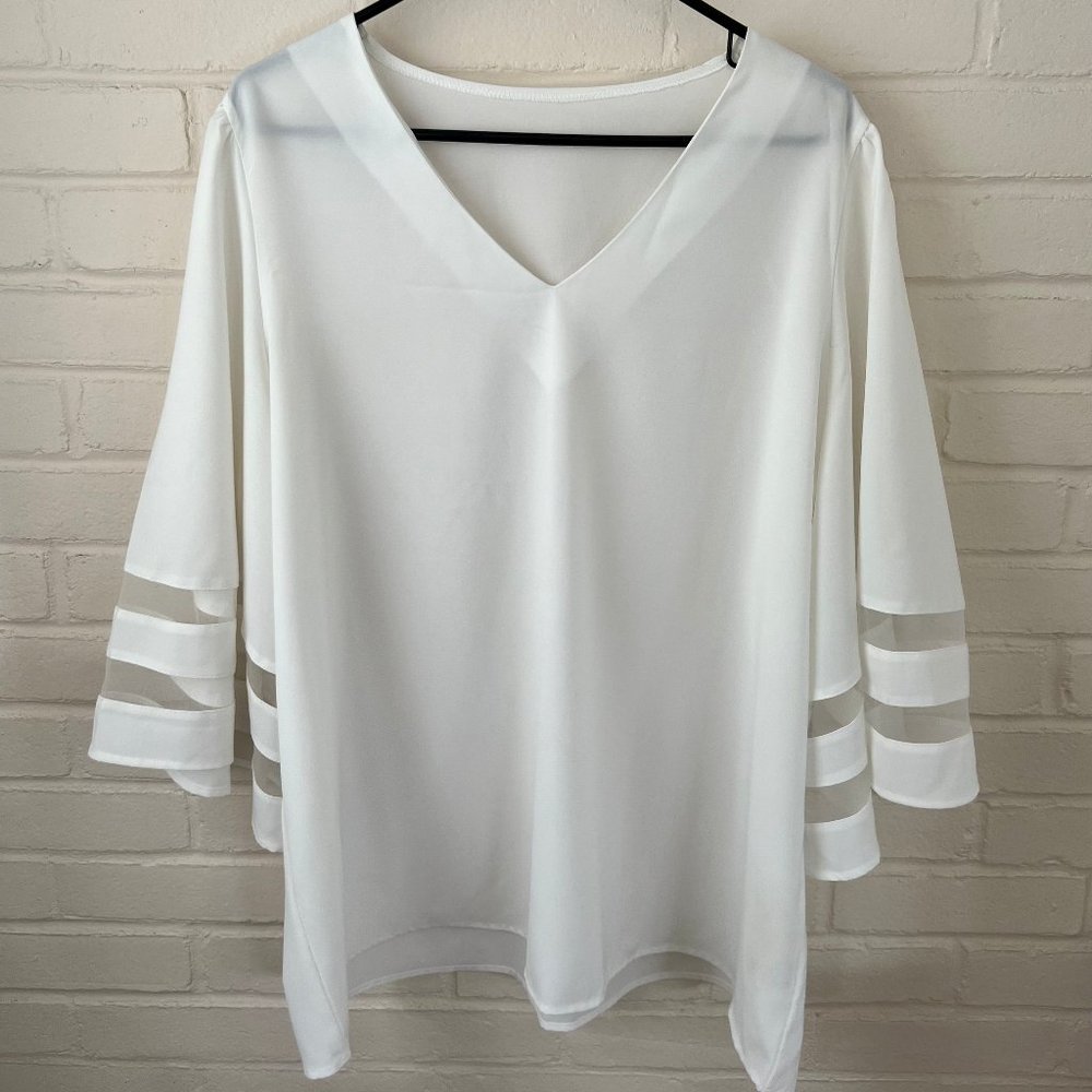 SHEIN White XXL Blouse
